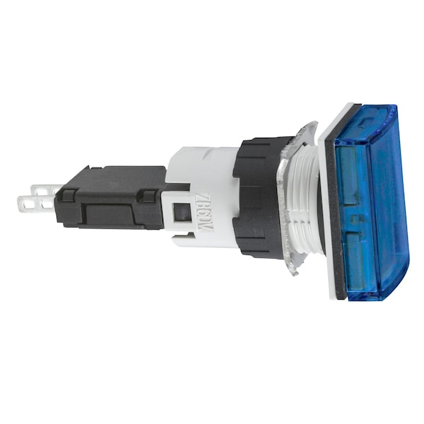 Indicador luminoso Schneider Electric, Azul, 16mm, LED - XB6DV6BB