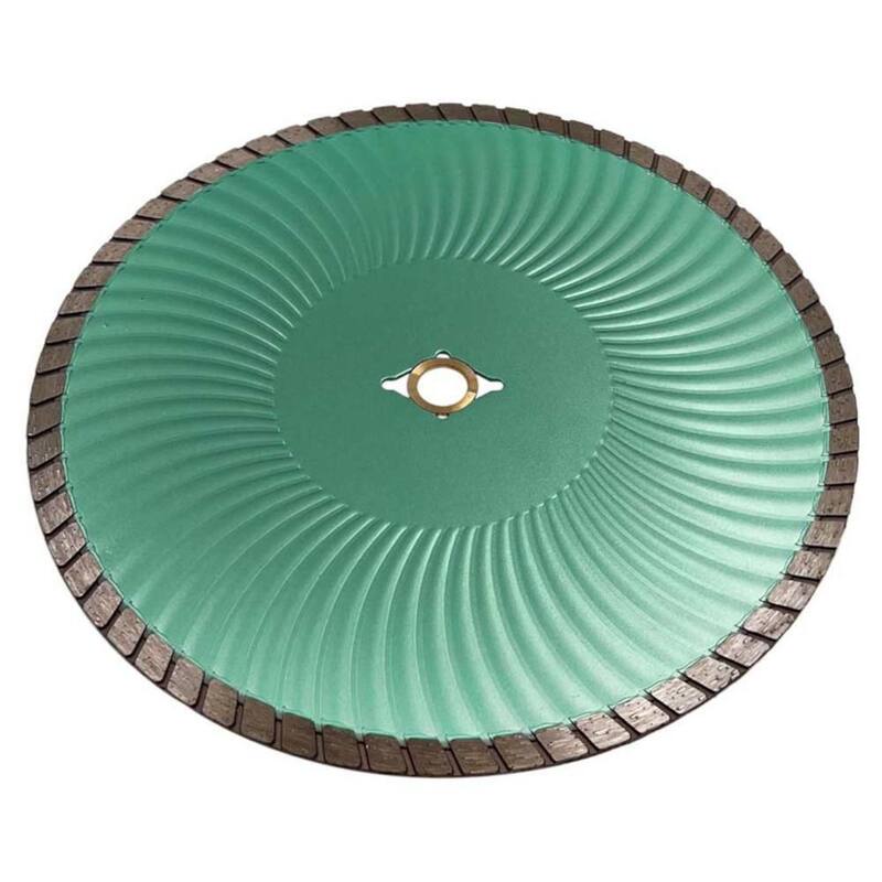 EDiamondTools 10 pulgadas Hoja de sierra Turbo Wave para granito, arenisca, mármol, concreto y albañilería - TW10A8