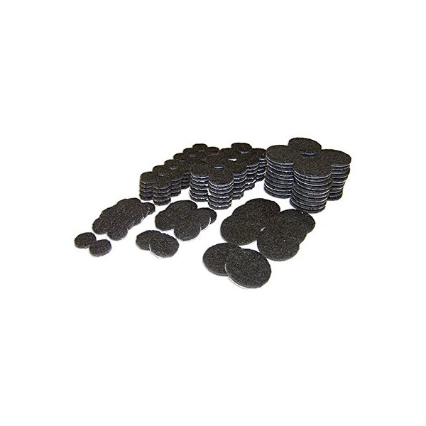Richelieu TG 184PK BLK Felt Pads - 93538PCTV