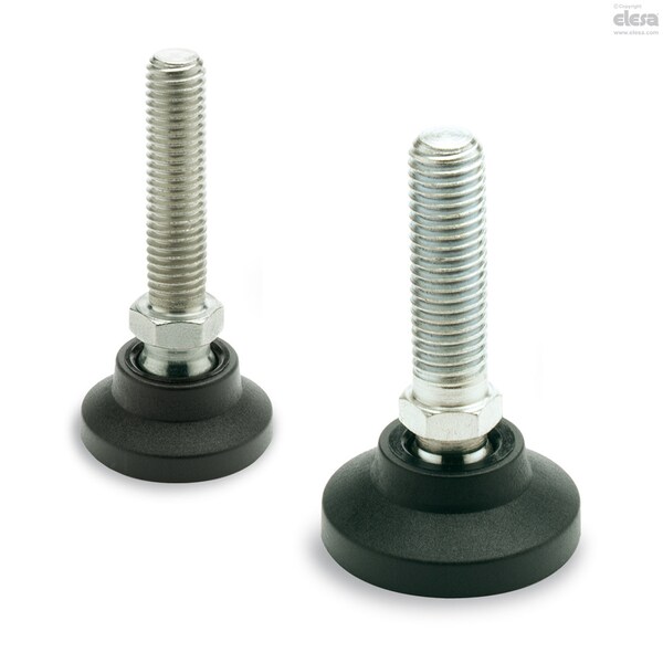Elesa Levelling elements, LS.A-32-14-AS-SST-5/8-11x8 - LS.A-SST (INCH SIZES)