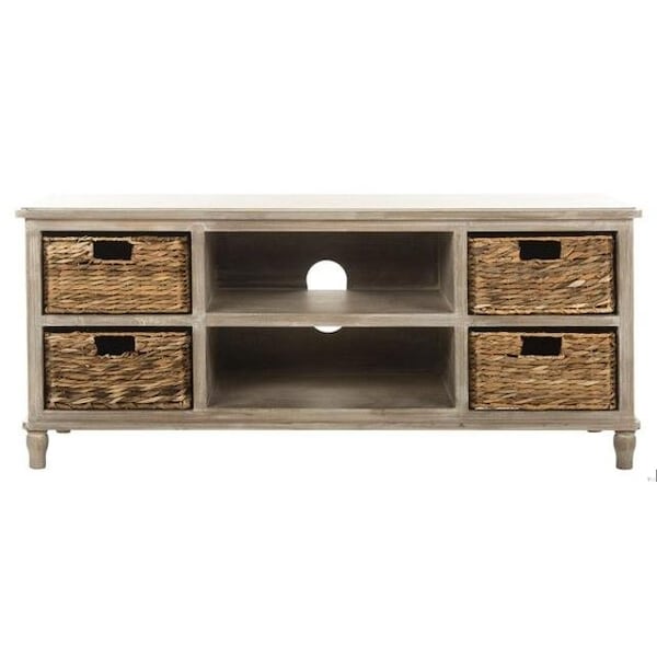 Safavieh Rooney Tv Unit- Vintage White - 20.1 X 15.7 X 47.2 In. - AMH5745E