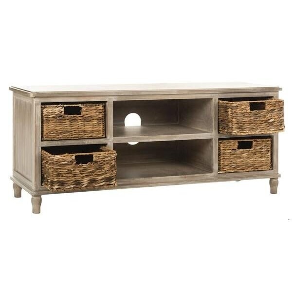 Safavieh Rooney Tv Unit- Vintage White - 20.1 X 15.7 X 47.2 In. - AMH5745E