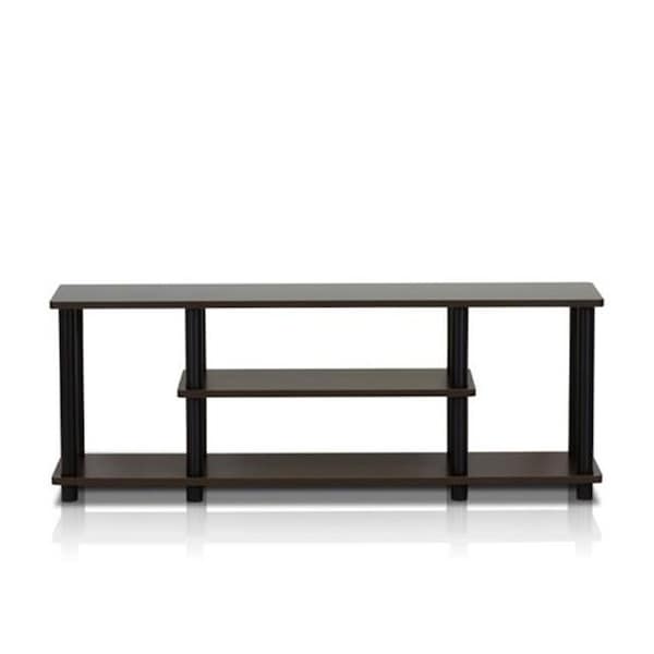 Highkey Turn-N-Tube No Tools 3-Tier Entertainment TV Stands - 16.2 x 43.8 x 11.7 in. - LR25368