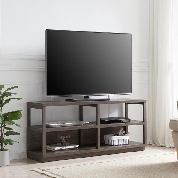 Henn & Hart 55 in. Thalia TV Stand, Alder Brown - TV1268