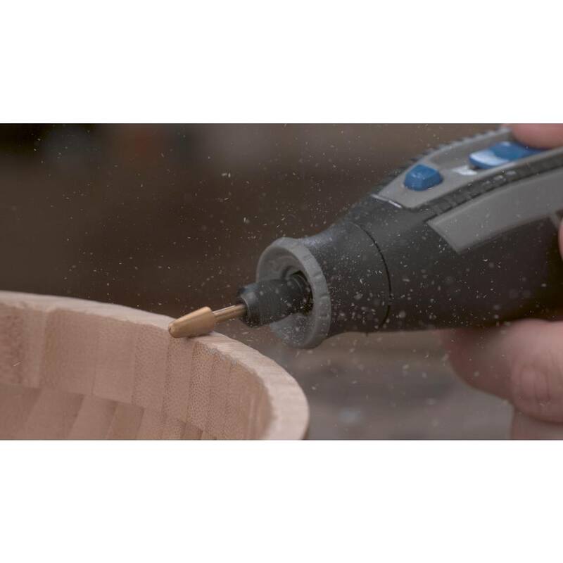 Broca de tallado rotativo de 1/4" Dremel Max Life (paquete de 2) - 117HP