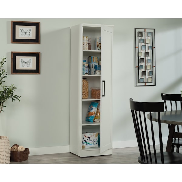 Sauder Homeplus Single Door Pantry Glw , Three adjustable shelves for various storage options - 430332