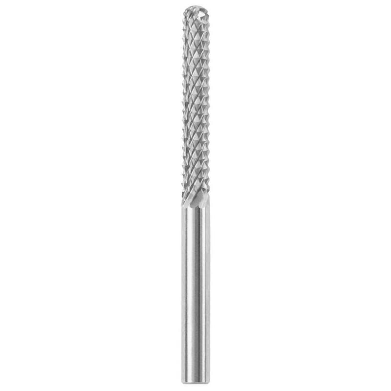 Broca Rotozip X-Bit de 5/32 in. para cortar azulejos con herramienta rotativa para tablero base, tablero duro, Fiberock y tablero de cemento - XB-TC1
