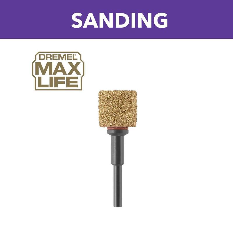 Dremel Max Life 60 Grit Carbide Rotary Sanding Drum - 408HP