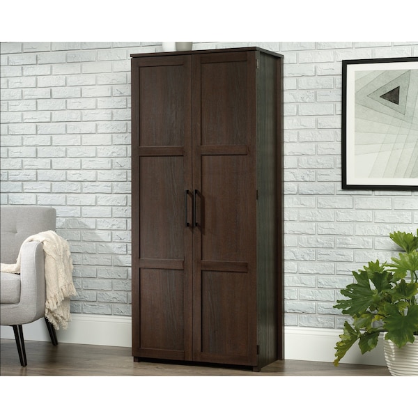 Sauder Homeplus Storage Cabinet Do , Hidden storage behind doors keeps clutter out of sight - 423999