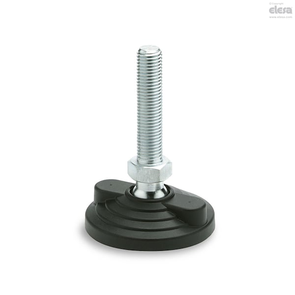 Elesa Without no-slip disk, LV.F-80-PP-24-SST-M24x198 - LV.F-PP-SST