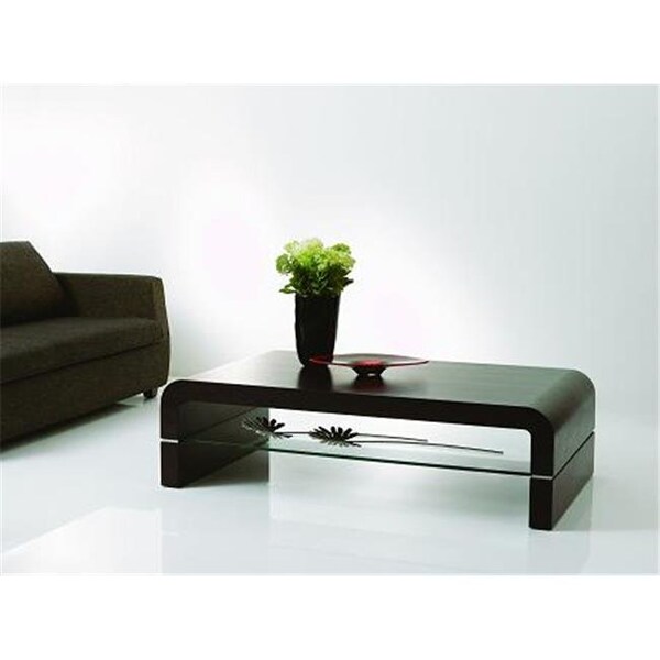 J&M Furniture J & M Furniture 17728 Modern Coffee Table 690 - Dark Oak - 17728