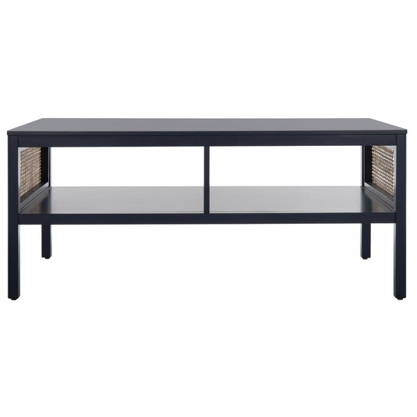 Safavieh 42 x 22 x 18 in. Miya Coffee Table - Navy & Natural - COF5002E