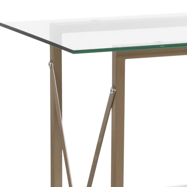 Flash Furniture Console Table, Glass - NAN-JH-1796ST-GG