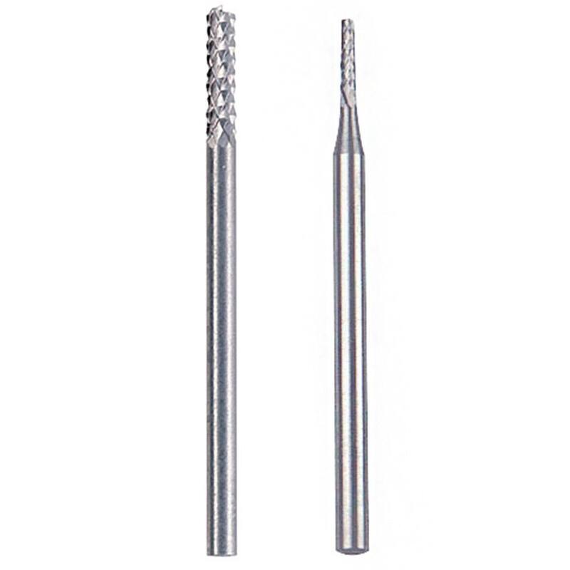 Herramienta rotativa Dremel de 1/8 pulgadas con accesorio de eliminación de lechada de carburo y accesorio de eliminación de lechada de carburo de 1/16 pulgadas - 570+569