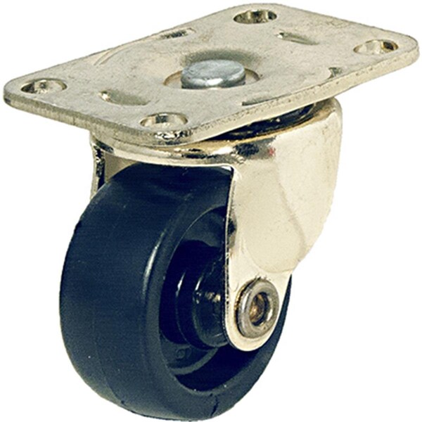 Convenience Concepts 1.25 in. TruGuard Wheel Caster, Black, 2PK - HI3254431