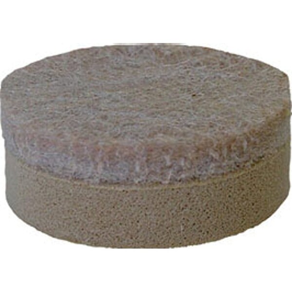 Shepherd Hardware Furniture Pad, Felt Cloth, Beige, 1-1/2 in Dia, Round - 9916