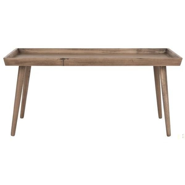 Safavieh 19 x 41.8 x 21.8 in. Nonie Coffee Table with Tray Top, Chocolate - COF5700B