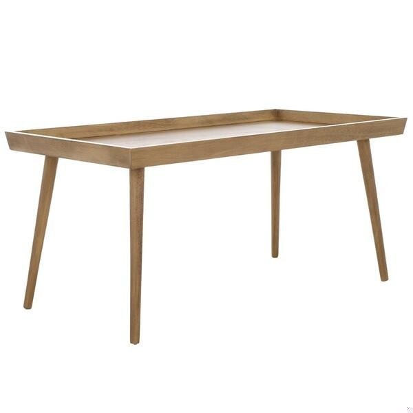 Safavieh 19 x 41.8 x 21.8 in. Nonie Coffee Table with Tray Top, Chocolate - COF5700B