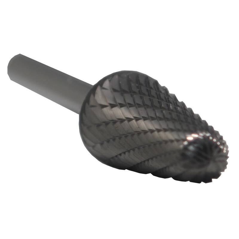 Broca americana de carburo sólido en forma de cono de 3/8 pulg. x 1-1/16 pulg. con vástago de 1/4 pulg. - DULSL3NF