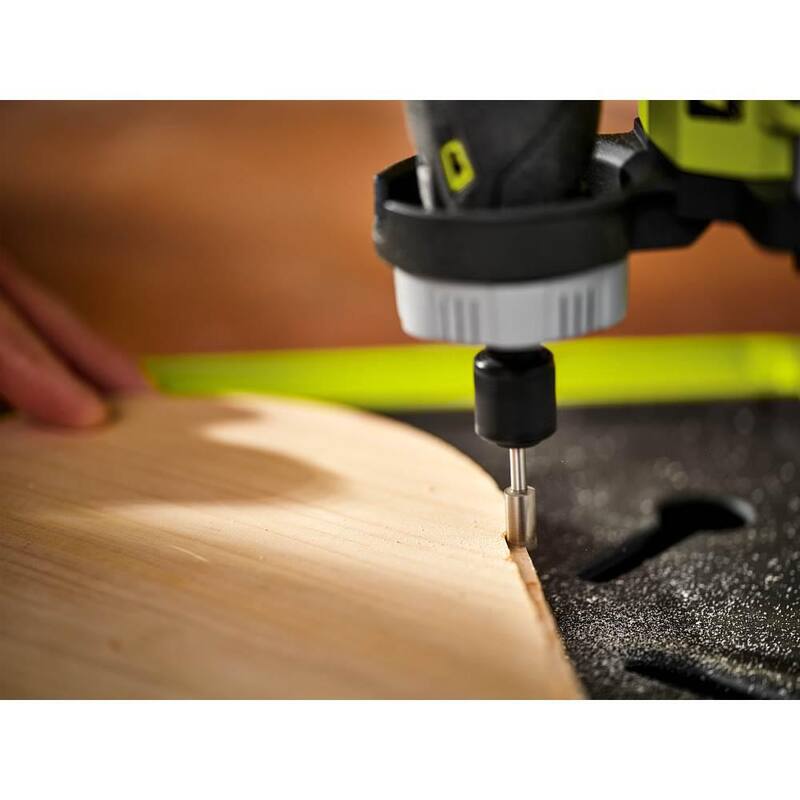 Broca de enrutamiento recta de 1/4 de pulgada para herramienta rotativa RYOBI (Para madera y plástico) - A90RT01