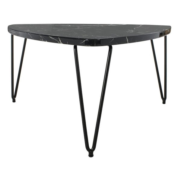 Safavieh 15.5 x 32.5 x 32.5 in. Jacky Triangle Coffee Table Black & Black - COF6202A