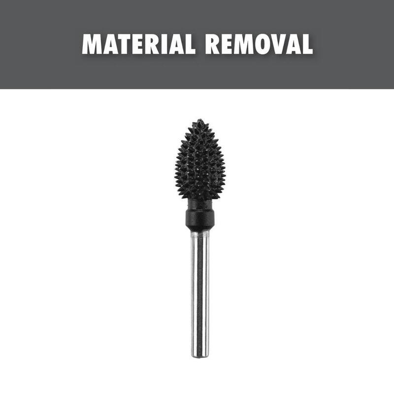 Herramienta rotativa RYOBI Burr de eliminación de material grueso con llama (Para madera, plástico, fibra de vidrio y tablaroca) - A90MR01