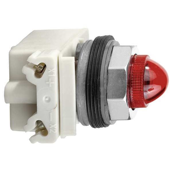 Schneider Electric Luz piloto, incandescente, roja, 120VCA/CC - 9001KP38R9