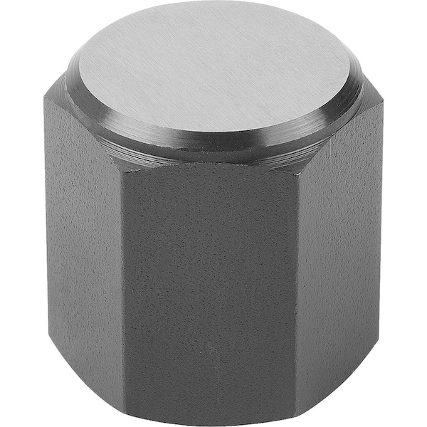 Kipp Positioning Foot, Form:D, Free-Cutting Steel Hardened A. Black Oxidise, Sw=13 - K0298.410