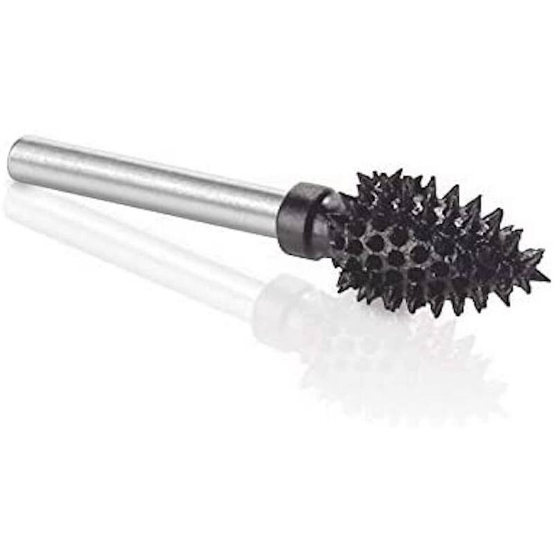 Broca en forma de llama KUTZALL, 1/8 pulgadas de diámetro de eje, diámetro de cabeza 1/4 pulgadas x longitud de cabeza 1/2 pulgadas, dientes de carburo de tungsteno, Muy Grueso - FLX-14-EC