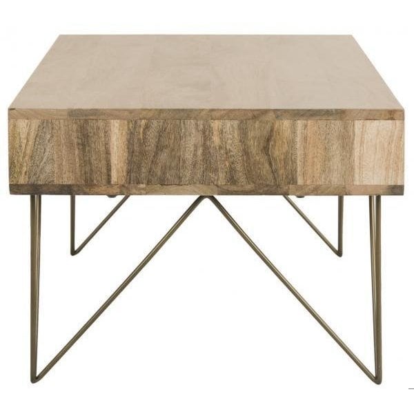 Safavieh 16 x 43 x 21.6 in. Marigold Coffee Table, Natural - COF9000A
