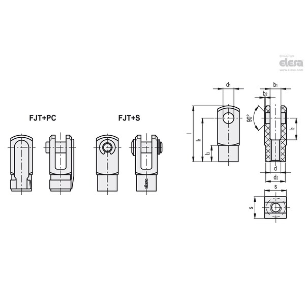 Elesa Forks, FJT-M8+PC - FJT.