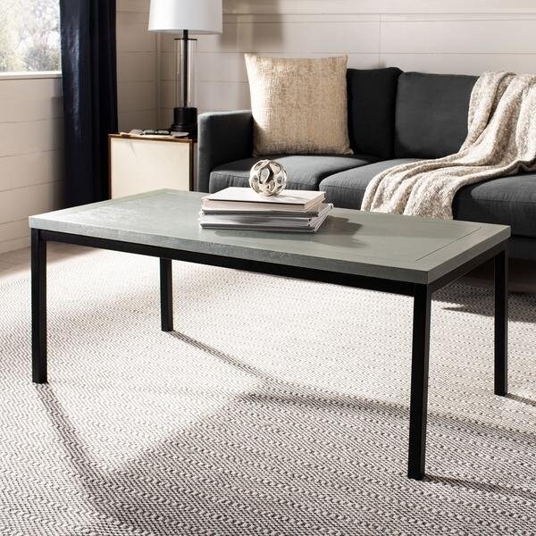 Safavieh Dennis Coffee Table- French Grey - 18.3 x 22.6 x 46.7 in. - AMH6588B