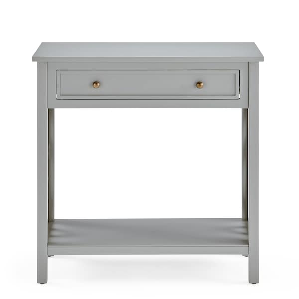 Alaterre Furniture 32 X 14 X 32, Pine with Composite Wood Top, Gray - ANCT1840