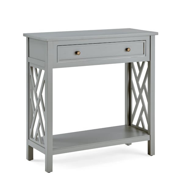 Alaterre Furniture 32 X 14 X 32, Pine with Composite Wood Top, Gray - ANCT1840