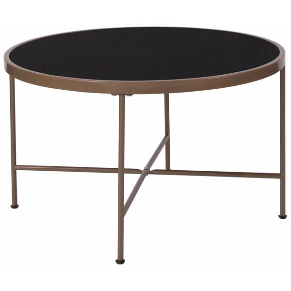 Flash Furniture Coffee Table, Black Glass, Chelsea - NAN-JN-21751CT-GG