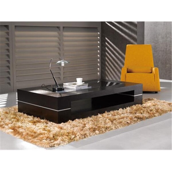J&M Furniture J & M Furniture 17516 Modern Coffee Table 682 - Dark Oak - 17516
