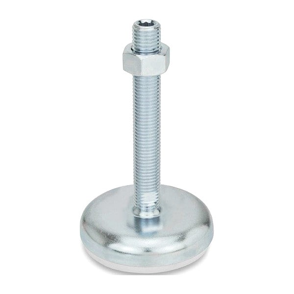 J.W. Winco Male-End Leveling Mount, 5.2 in H - 30-80-5/8X11-100-A2-UK