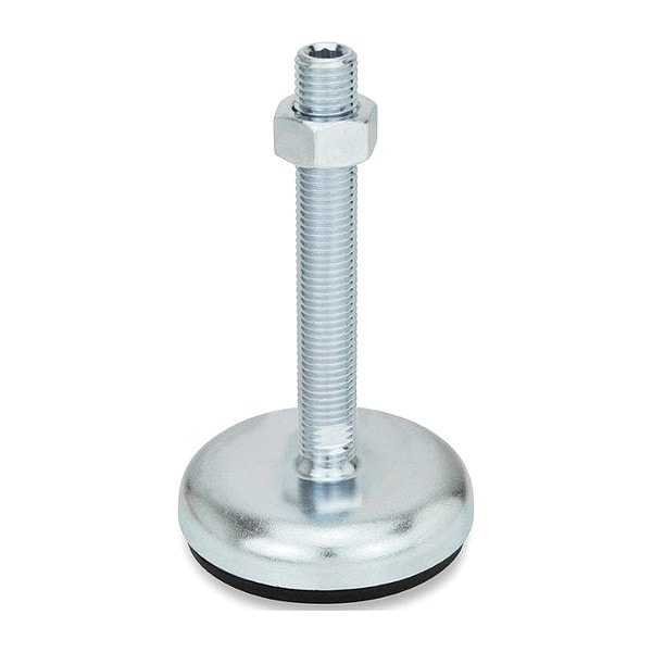 J.W. Winco Male-End Leveling Mount, 7.25 in H - 30-100-5/8X11-150-A1-UK