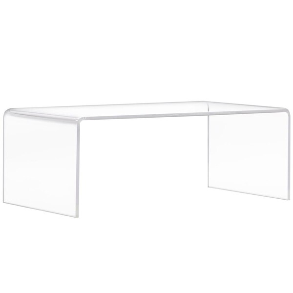 Progressive Furniture A La Carte Acrylic Cocktail Table Small in Clear - A620-01