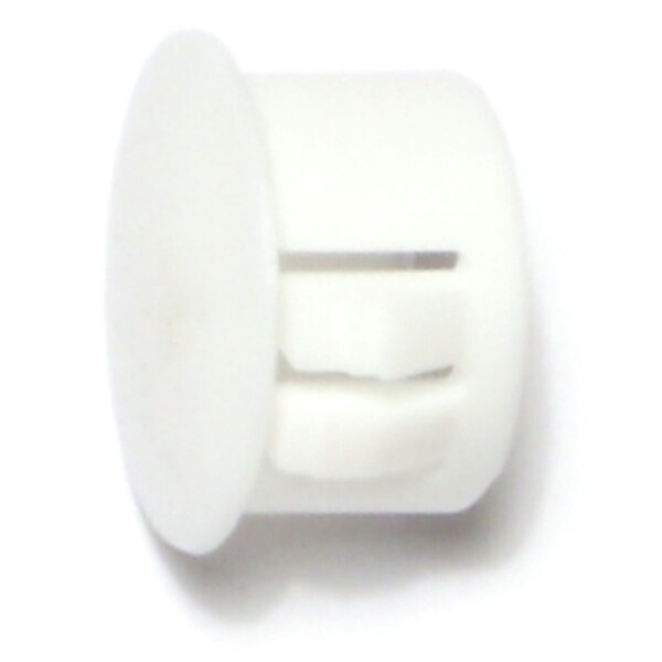 Midwest Fastener 9/16" White Nylon Plastic Flush Head Hole Plugs 10PK - 69447