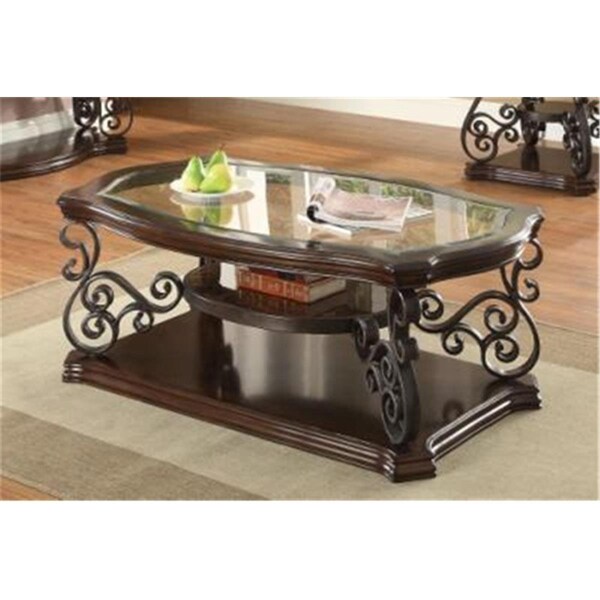 Designed To Furnish L-Occassionals-Coffee Table Dark Brown - DE715633