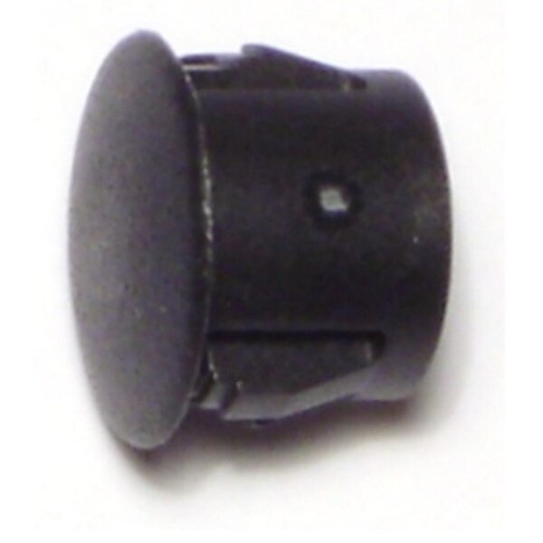 Midwest Fastener 7/16" Black Nylon Plastic Flush Head Hole Plugs 1 12PK - 69465