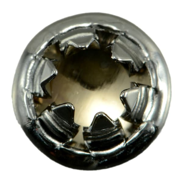 Midwest Fastener 1/4" Chrome Plated Steel Flush Head Hole Plugs 20PK - 75041