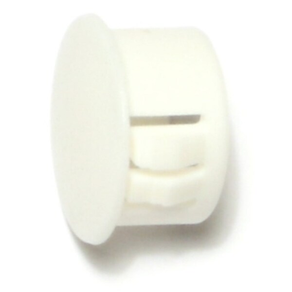 Midwest Fastener 5/8" White Nylon Plastic Flush Head Hole Plugs 10PK - 69448
