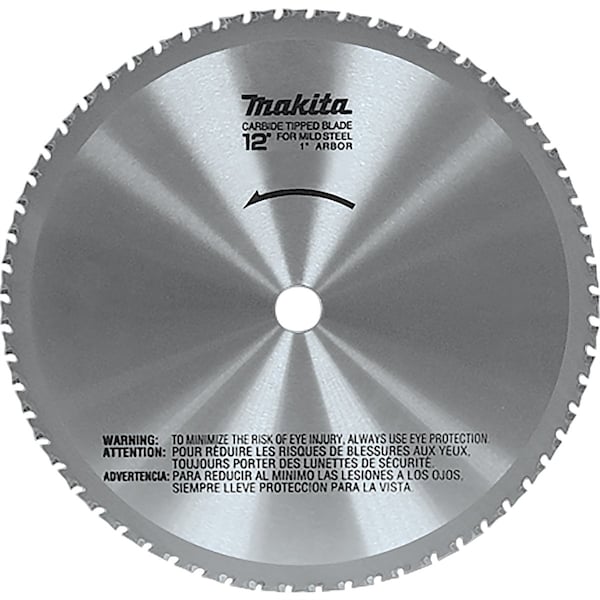 Makita 12 in. (60T) Ferrous Metal Carbide-Tipped Metal Cutting Blade - A-90532
