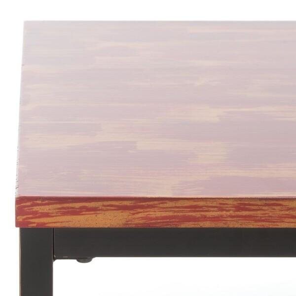 Safavieh Alec Coffee Table- Distressed Red Barn - 17.7 x 24 x 48 in. - AMH6545E
