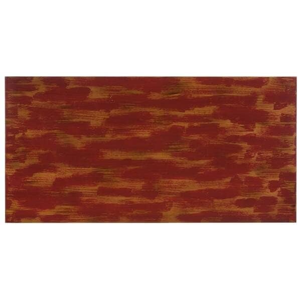 Safavieh Alec Coffee Table- Distressed Red Barn - 17.7 x 24 x 48 in. - AMH6545E