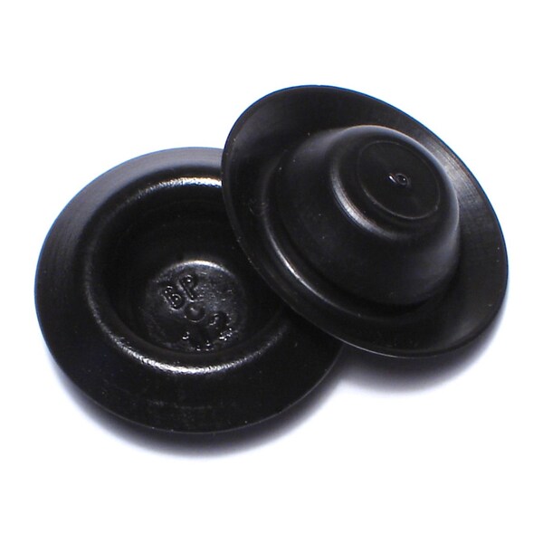 Midwest Fastener 1/2" Black Plastic Round Head Sheet Metal Plugs 1 12PK - 75922