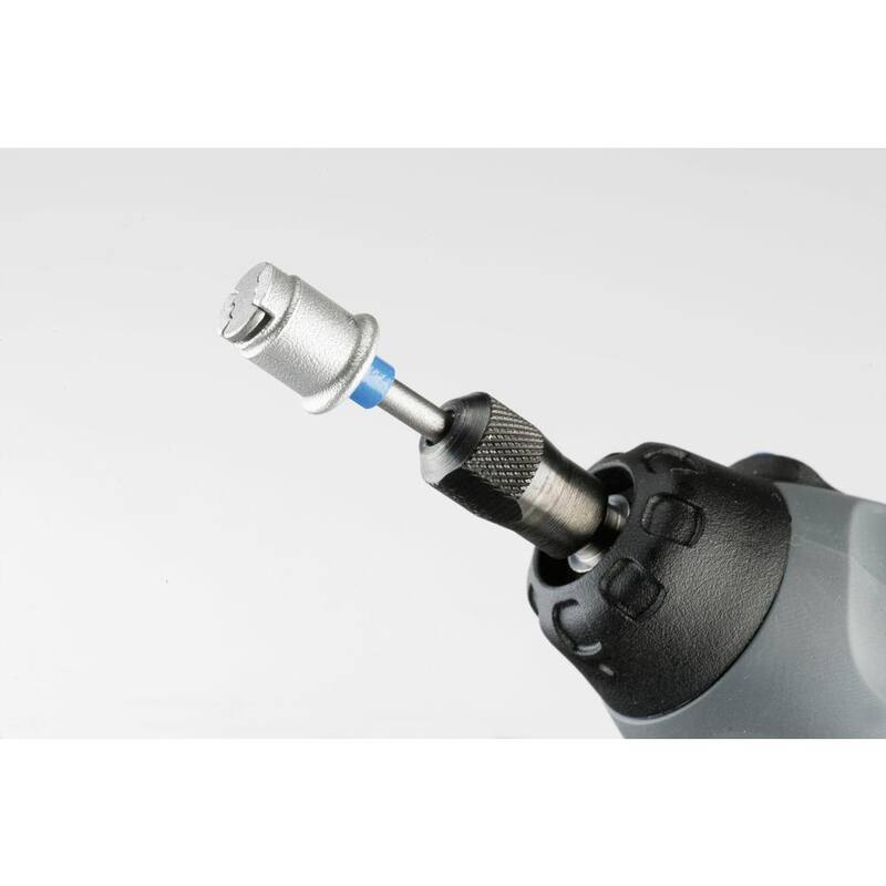 Mandril para herramienta rotativa Dremel EZ Lock con rueda de corte de azulejo de diamante de 1-1/2 pulgadas para azulejos y materiales cerámicos - EZ402 + EZ545