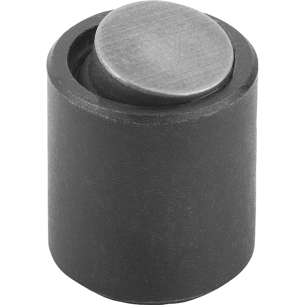 Kipp Self-Aligning Pads W O-Ring M04, D1=10, Dk=7, Form:C, Carbon Steel, Comp:Tool - K0284.104X025